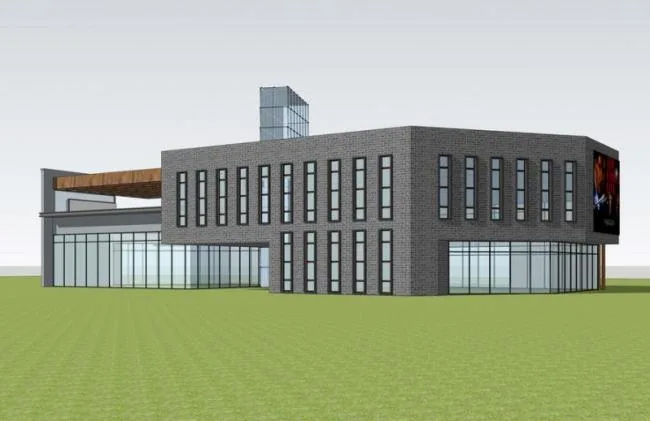 SketchUp Business Model: Multi-Story Commercial Building in Modern Chinese Style