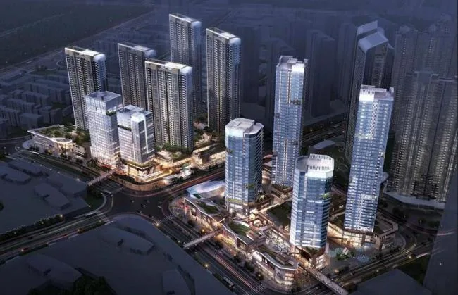 Sketchup Complex Model | Super high-rise commercial complex, office hotel, modern style