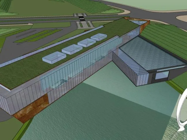 Sketchup Business Model | Exhibition Center, Modern Style, Commercial, Entertainment and Leisure Facilities