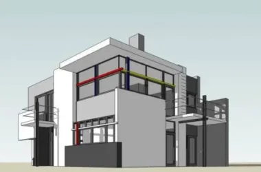 Modern Multi-Story Solo Villa Model in SketchUp-BIM WORLD