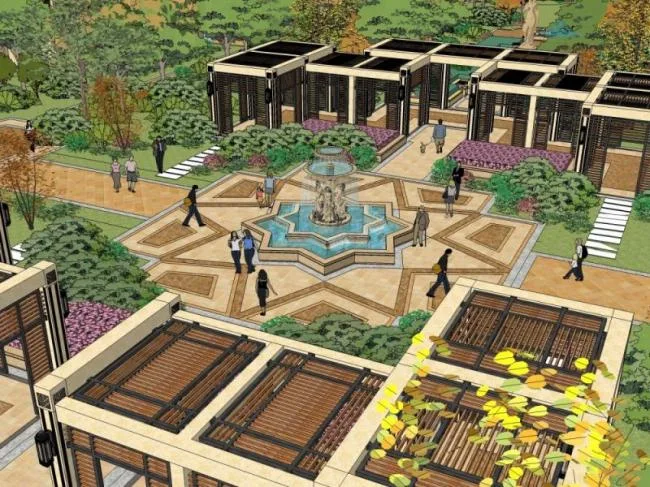 SketchUp Landscape Designs: Community, Residential, and Classical Styles