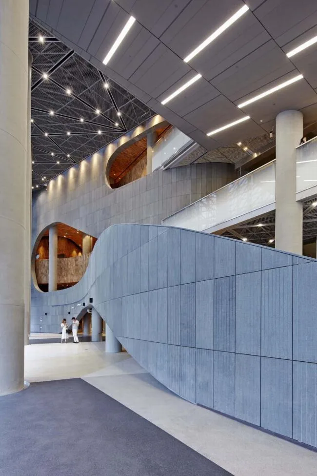BIM Architecture | The Beauty of Modern Light Transparency and Traditional Heavy Integration: Shanghai Hongqiao Art Center/BAU