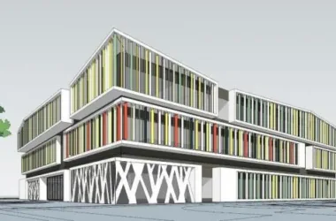 Modern Multi-Story Kindergarten: Educational Architecture in SketchUp-BIM WORLD