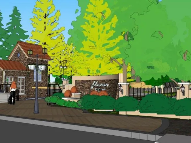SketchUp Landscape Models: Community, Residential, and Modern Designs