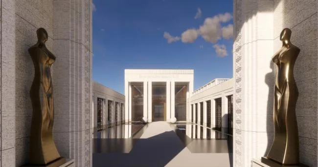 Sketchup Business Model | Sales Office, Modern Style, Commercial Building