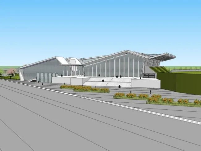 Sketchup Gymnasium Model | Multi story Gymnasium, Modern Style