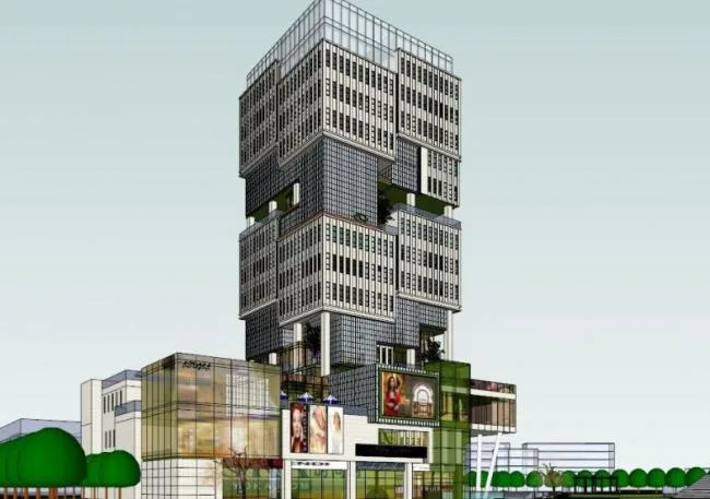 Sketchup Office Model | High rise Office Building, Modern Style