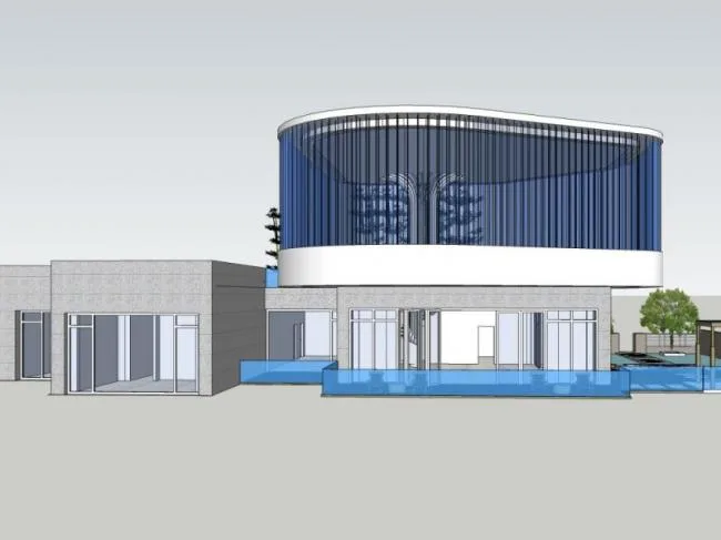 Sketchup Villa Model | Solo Villa, Modern Style