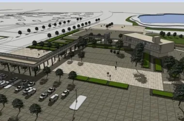 Modern Multi-Story Residential and Sales Office Model in SketchUp-BIM WORLD