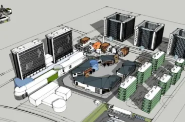 SketchUp Business Model: Designing a Modern High-Rise Commercial Complex-BIM WORLD