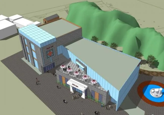 Multi-Story Book Bar Library Sketchup Model | Contemporary Chinese Cultural Architecture