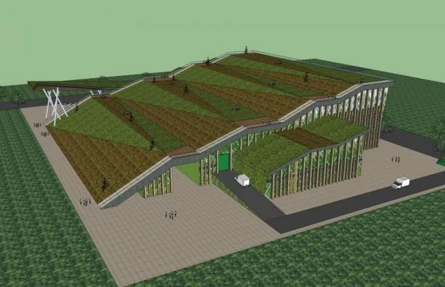 Sketchup Cultural Model | Multi story Museum, Cultural Architecture, Modern Style