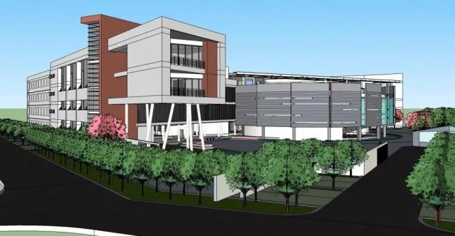 Sketchup School Model | Changjiang University, College of Arts, Multi story School, University Campus, Modern Style, Educational Architecture