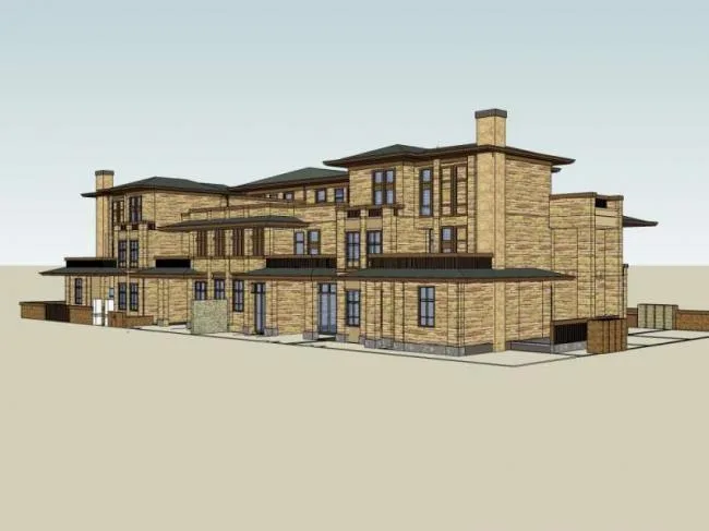 Sketchup Villa Model | Townhouse, Classical Style
