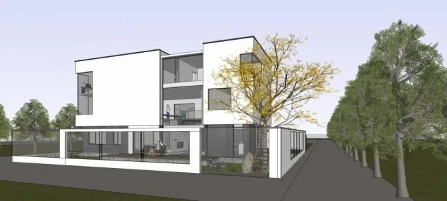 Sketchup Villa Model | Solo Villa, Modern Style