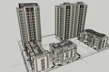 SketchUp Residential Models: High-Rise and Classical Style Buildings-BIM WORLD