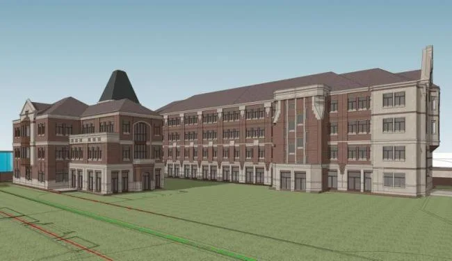 Multi-Story Haipai-Style Kindergarten Model | Classical Educational Architecture in SketchUp