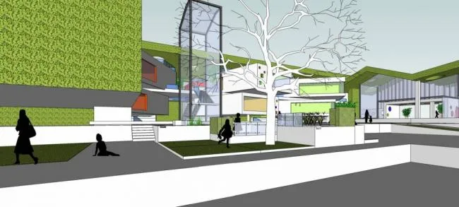 Sketchup School Model | Multi story Kindergarten, Modern Style, Educational Architecture