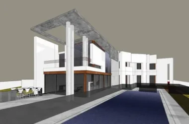Sketchup Villa Model | Solo Villa, Modern Style-BIM WORLD