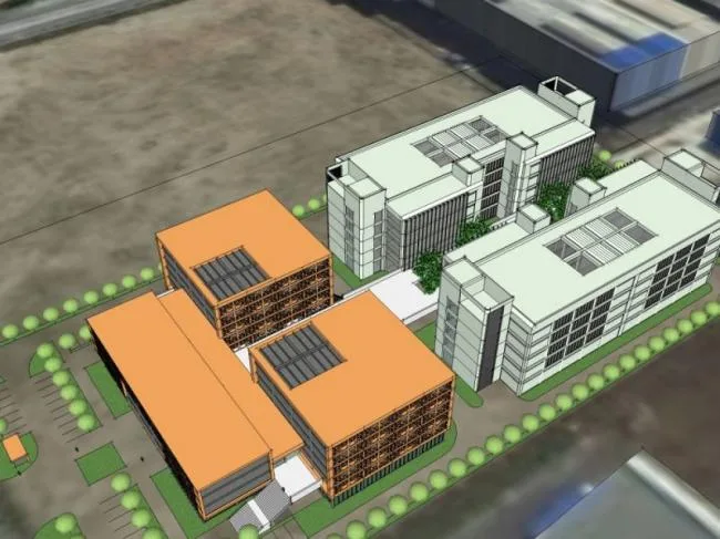 Sketchup Office Model | Multi story Office Building, Modern Chinese Style