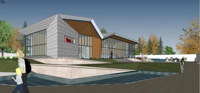 Sketchup Business Model | Sales Office, Modern Style