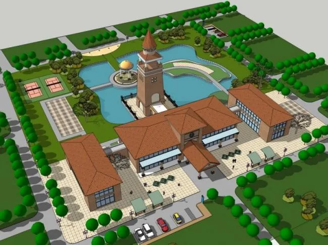 Sketchup Business Model | Clubhouse, European Style