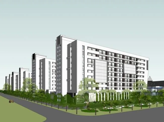 Sketchup Residential Model | Multi story Apartment, Residential Building, Modern Style