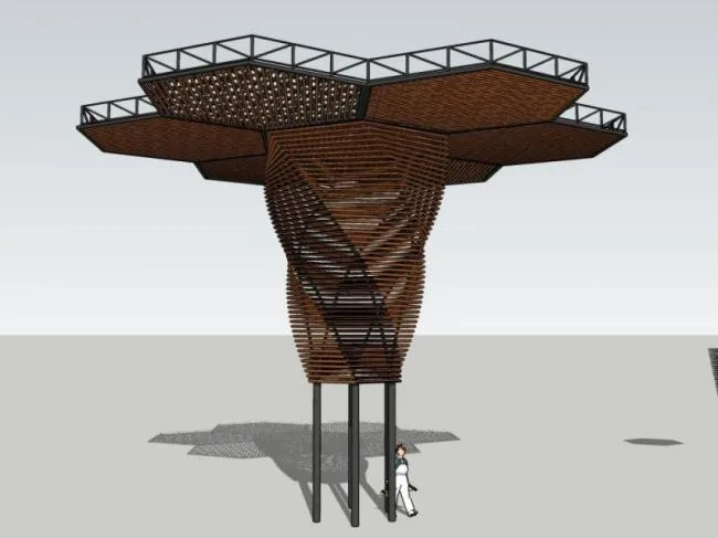 Sketchup Sketch Model | Sculpture Sketch, Modern Style, Sketch