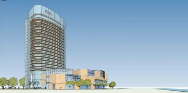 Sketchup Complex Model | Multi story Commercial Complex, Hotel, Modern Style