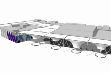 SketchUp Cultural Model: Modern Multi-Story Art Exhibition Center-BIM WORLD
