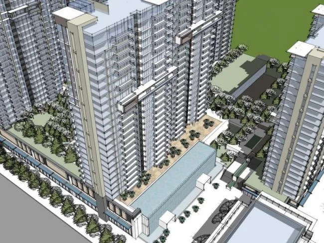 Modern High-Rise Residential Buildings | SketchUp Residential Model