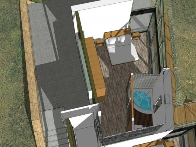 Sketchup Villa Model | Solo Villa, Modern Style