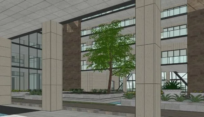 Sketchup Office Model | Multi-story Office Building, Modern Style