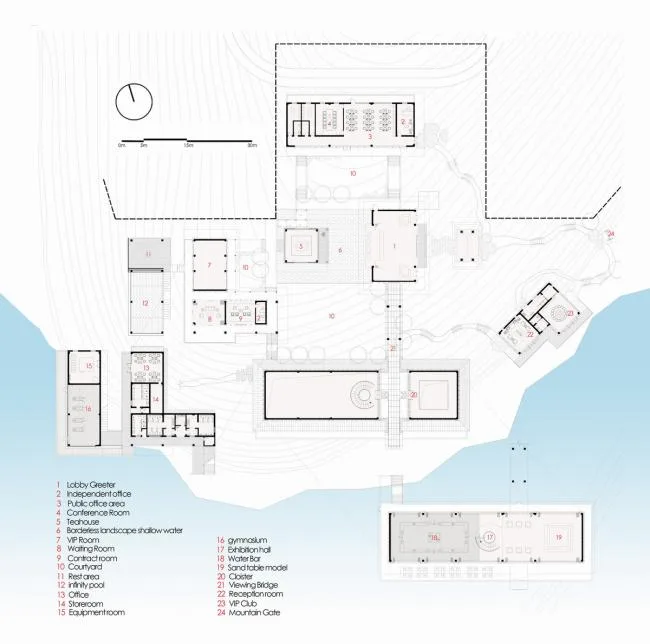BIM Architecture | Mountain Courtyard: Shiye Art Space/M.A.O