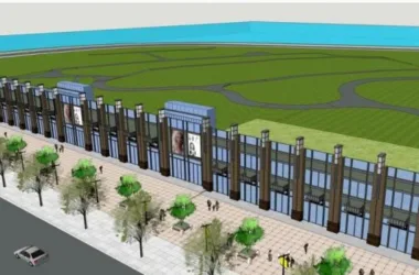 SketchUp Business Model: Modern Multi-Story Commercial Podium Design-BIM WORLD