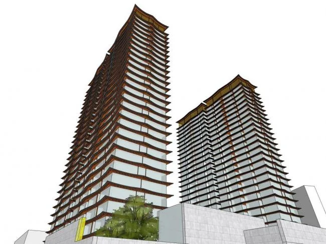 Sketchup Residential Model | Super high-rise apartments, residential buildings, modern style