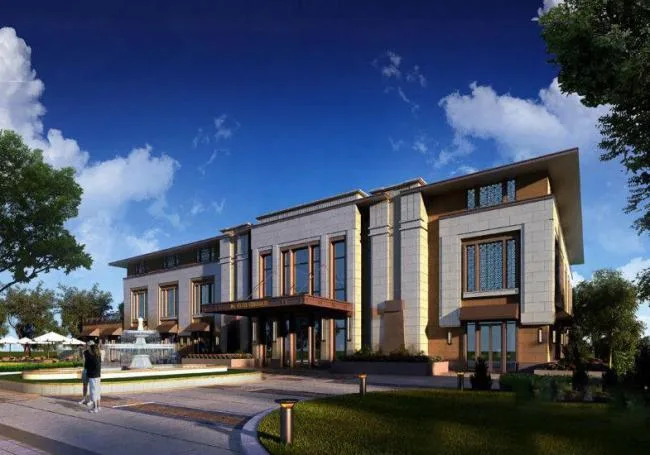 Sketchup Business Model | Multi story Commercial Club, Classical Style