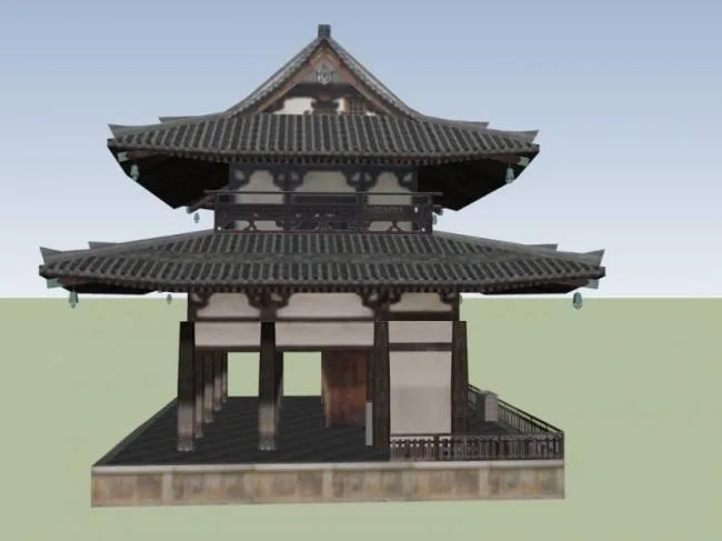 Sketchup Ancient Architecture Model | Multi story Temple Pagoda Architecture, Ancient Temples, Ancient Buildings, Chinese Style