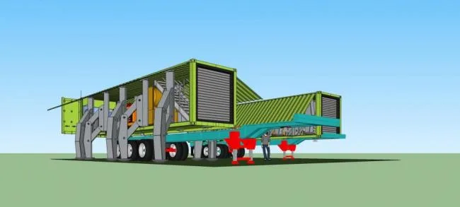 Sketchup Residential Model | Containerized Residence, Residential Building, Single Story, Modern Style