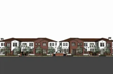 SketchUp Villa Model | Classical English Style Row Villas-BIM WORLD