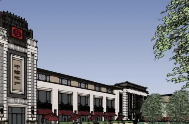 SketchUp Business Model: Clubhouse with Mediterranean-Style Commercial, Entertainment, and Leisure Facilities-BIM WORLD