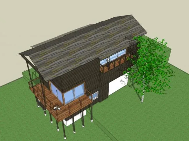 Sketchup Villa Model | Solo Villa, Modern Style