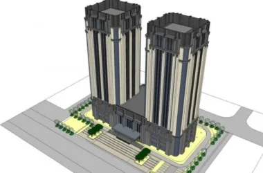 Classical High-Rise Hotel Model in SketchUp-BIM WORLD