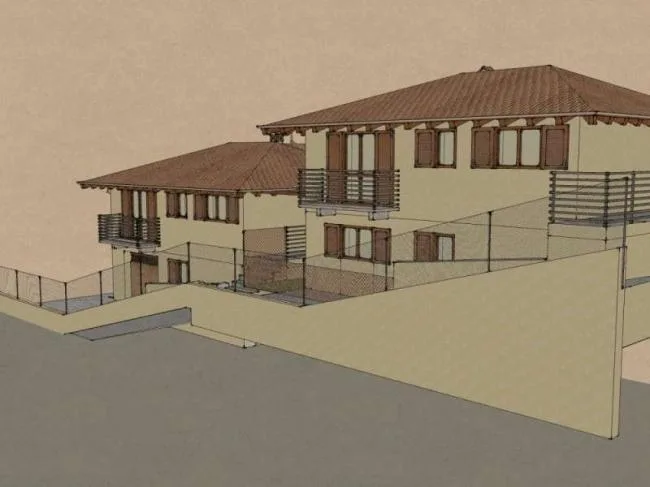 Sketchup Villa Model | Stacked Villa, Classical Style