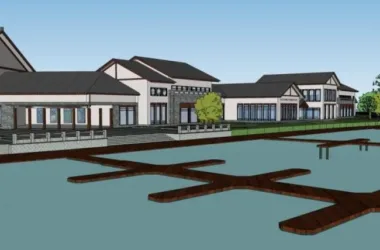 SketchUp Model of a Multi-Story Chinese-Style Resort Hotel-BIM WORLD