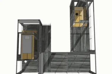 Modern Container Home Design | Residential Architecture with SketchUp-BIM WORLD