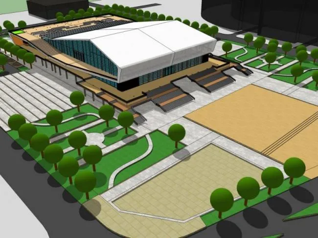 Sketchup Business Model | Multi story Clubhouse, Modern Style