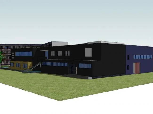 Sketchup Hotel Model | Multi story Hotel, Modern Style