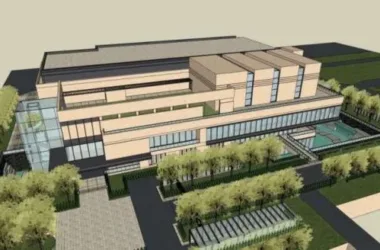 SketchUp Business Model: Modern Multi-Story Commercial Club Design-BIM WORLD