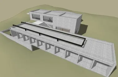 Modern Multi-Story Residential Design: ANDO Koshino House in SketchUp-BIM WORLD